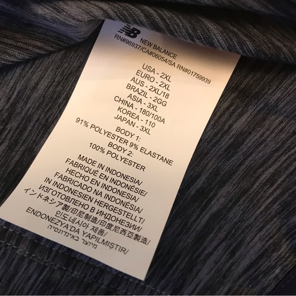 New Balance Athletic Pullover Quarter Zip NEW Womens Plus Size 2XL XXL Grey Navy - Picture 7 of 10